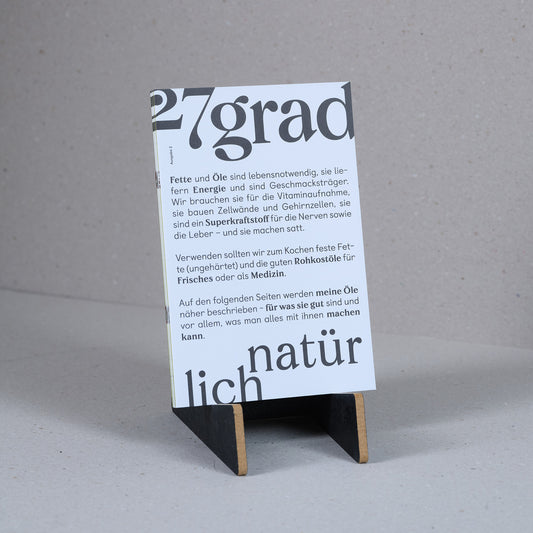 Broschüre „27grad natürlich“